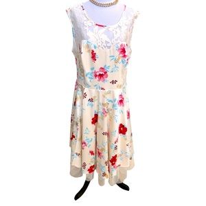 Torrid adorable floral fit & flare dress